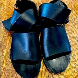 Provenza Schouler black leather sandals size 38  1/2 perfect condition